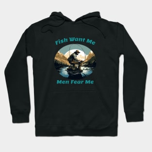 Fish Want Me Men Fear Me Hoodie